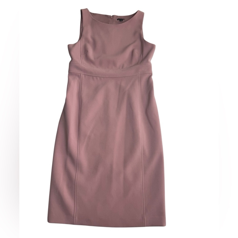 Ann Taylor Dusty Rose Sleeveless Sheath Dress